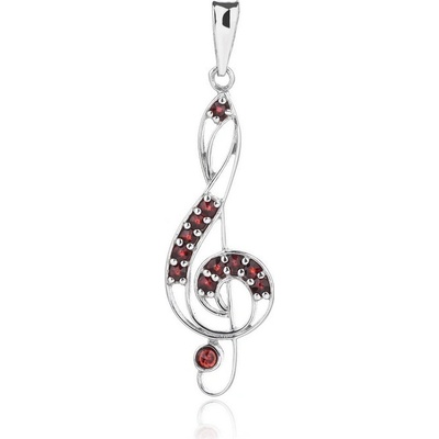 Český Granát Jan Kos Jewellery Stříbrný přívěsek 14069545002