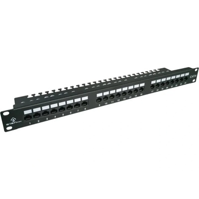 ALANTEC PK001 UTP cat. 6 пач панел, 24 LSA порта с 1U 19" рафт (PK001)