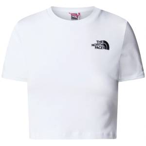 The North Face Essential Cropped Slim Short Sleeve Tee Размер: S / Цвят: бял