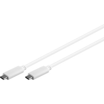 MicroConnect USB3.1CC1W USB3.1 Type C (M) - Type C (M), 1m, bílý