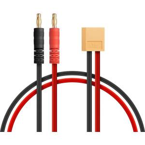 KAVAN Кабел за зареждане 4мм банани букса жак към ХT60 Charging cable 4mm bullet banana XT60 KAV36.602 (KAV36.602)