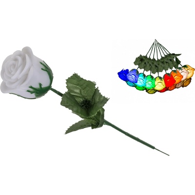 Svítící růže LED RGB
