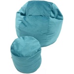PUFRELAX Комплект, Барбарон и табуретка за крака, 700л. , King Size - Puddle, Перящ се калъф, Пълнеж с микс от мемори пяна и дунапрен, Трансформира се в легло, Гама Diamond (PUF-M-KO-D-PUD) - topmall