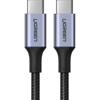 Ugreen 90120 USB typu C - USB typ C Napájanie 100W rýchle nabíjanie FCP 5A, 3m, sivý
