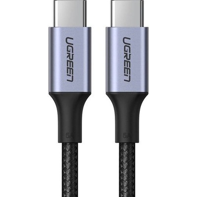 Ugreen 90120 USB typu C - USB typ C Napájanie 100W rýchle nabíjanie FCP 5A, 3m, sivý