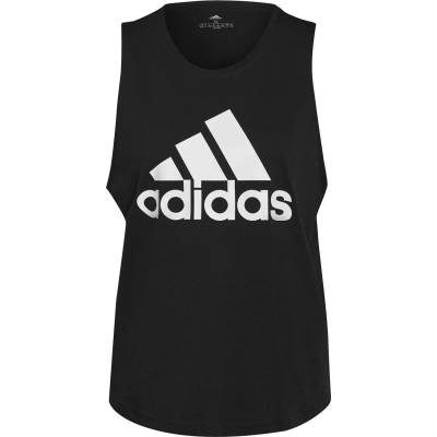 adidas Дамски потник Adidas Essentials Big Logo Tank Top Womens - Black/White