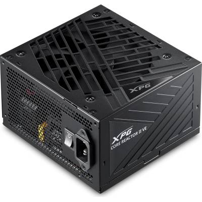 XPG CORE REACTOR II VE, 750W, ATX, 120 мм вентилатор, 80 Plus Gold, Active PFC, Модулно (COREREACTORIIVE750G-BKCWU)