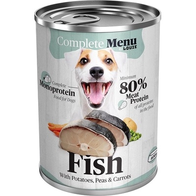 Louie Dog Complete Menu Dog Fish Monoprotein 400 g