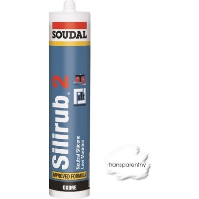 Soudal Silirub 2 Ocim 300 ml transparentná