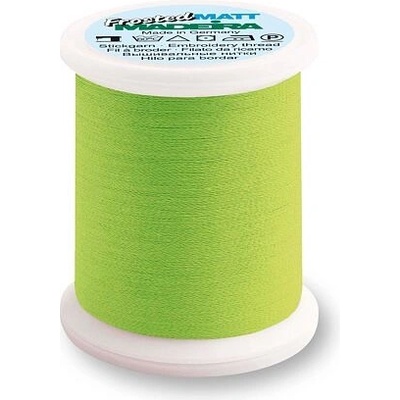 Vyšívací nit PES Madeira Frosted Matt 40 (500m) barva 7950 neon lime