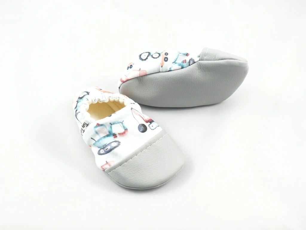 Capačky Tiny Toes Autá modrá