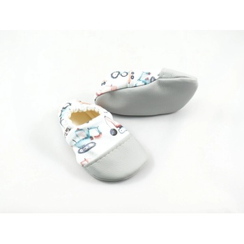 Capačky Tiny Toes Autá modrá