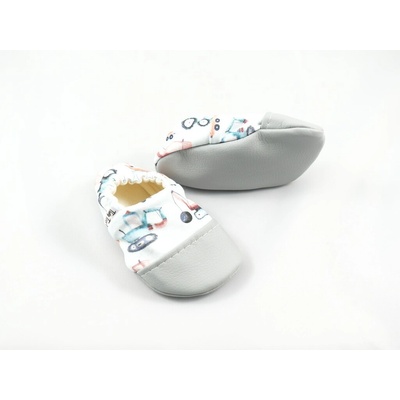 Capačky Tiny Toes Autá modrá