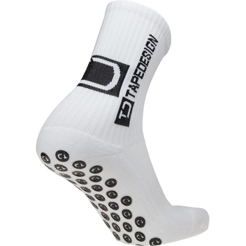 TapeDesign Юношески чорапи TapeDesign Classic Grip Socks Juniors - White