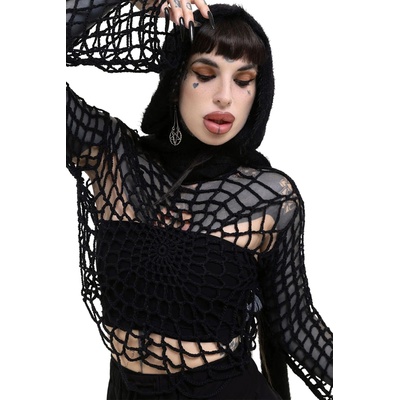 KILLSTAR дамски пуловер KILLSTAR - Night Trap - Черен - KSRA011176