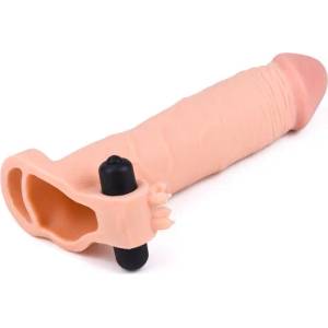 Lovetoy Вибриращ пенис удължител с пръстен Pleasure X-tender 7 см