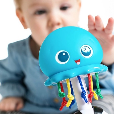 Baby Einstein Baby hračka hudobná a svetelná Ocean Glow Sensory Shaker