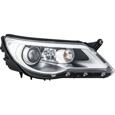 HELLA přední světlo BI-XENON D1S+H7 s natáčením do zatáč 1ZS 009 549-221