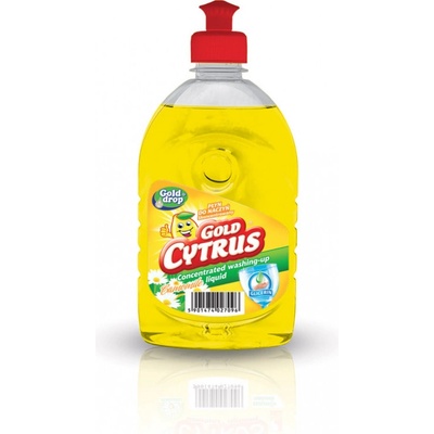 Gold drop Gold Cytrus prostriedok na umývanie riadu s glycerínom Harmanček 500 ml