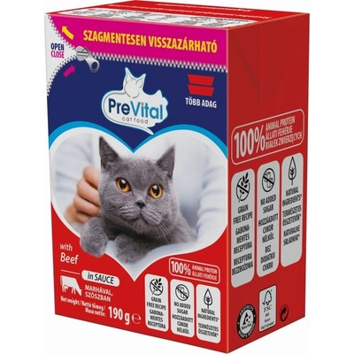 PreVital s hovädzím mäsom 190 g