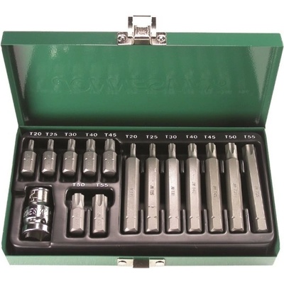 Sada bitů TORX, T20 - T55, délky 30 a 75 mm, 15 kusů - S29H4215S