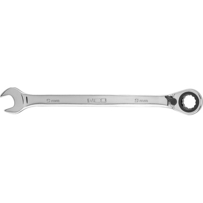Neo Tools plochý očkový klíč s ráčnou 9 mm 09-321