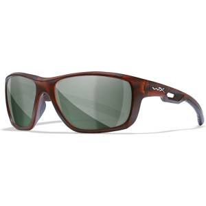 Wiley X Слънчеви очила Wiley X Aspect Polarized Green Platinum Flash Lens Matte Demi Frame Слънчеви очила