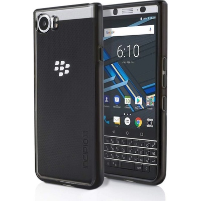 Incipio Octane Pure Case - удароустойчив хибриден кейс за Blackberry KeyOne (прозрачен-черен)