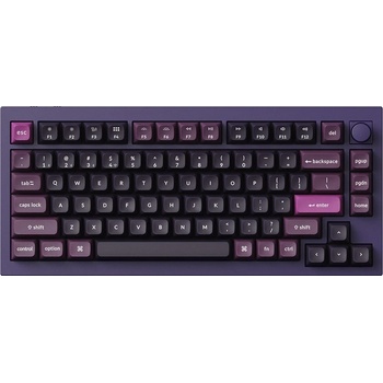 Keychron Q1 MAX Gateron Jupiter Brown Switch - Purple (Q1M-V3)