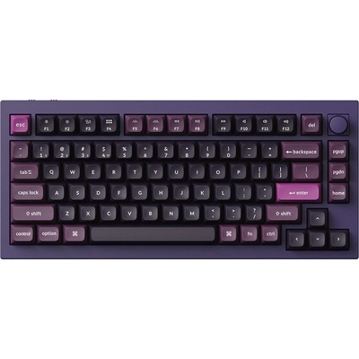 Keychron Q1 MAX Gateron Jupiter Brown Switch - Purple (Q1M-V3)