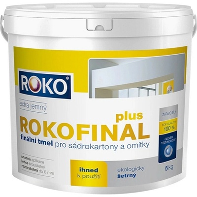 Rokofinal Plus, finálny tmel pre sadrokartóny a omietky 5kg, 5 kg
