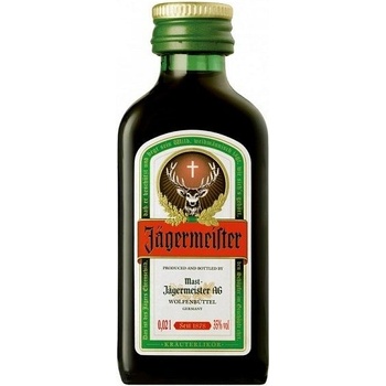 Jägermeister 35% 0,02 l (čistá fľaša)