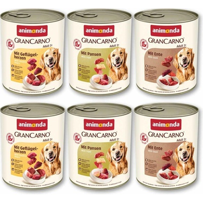 Animonda GranCarno Adult šťavnatá variace 24 x 800 g