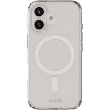 Holdit Калъф Holdit - MagSafe Case, iPhone 16 Plus, бял/прозрачен (7330985165023)