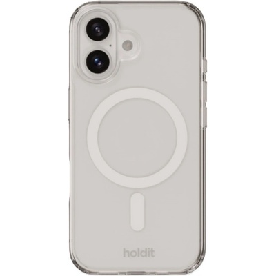 Holdit Калъф Holdit - MagSafe Case, iPhone 16 Plus, бял/прозрачен (7330985165023)