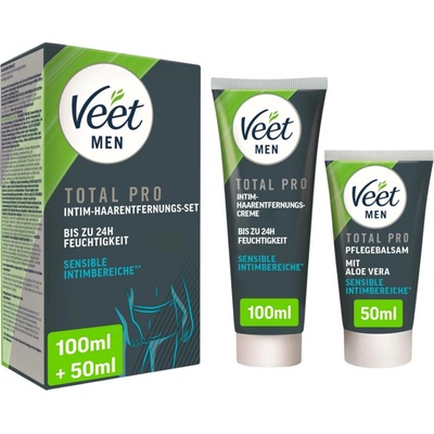 Veet intim depilační krém a balzám pro muže 100+50 ml – Sleviste.cz