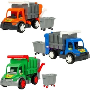 Wader Wader: огромен камион за боклук - 60 см, различни цветове (67016)