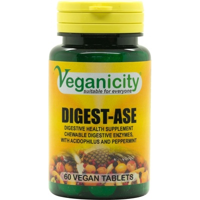 Veganicity Digest-Ase Trávicí enzymy 60 tablet