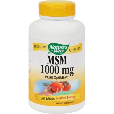 Nature's Way MSM 1000 mg [200 Таблетки]