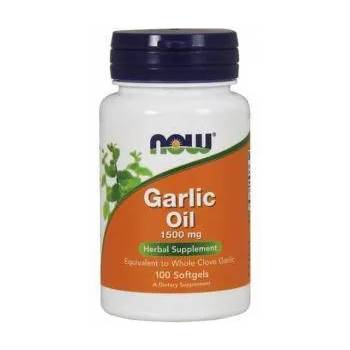 NOW Екстракт от Чесън - Garlic Oil 1500 мг. - 100 дражета - NOW FOODS, NF1790