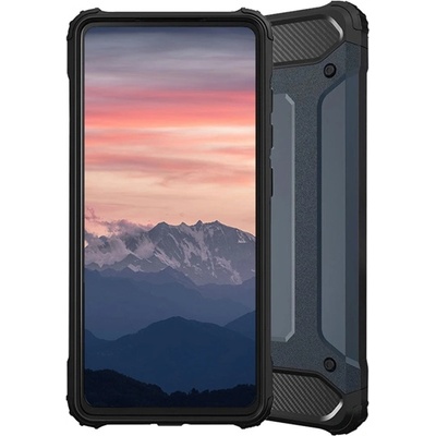 Gigapack Samsung S25 Edge GIGAPACK Defender силиконов протектор за телефон, устойчив на удар, метален ефект, СИН GP-174221 (GP-174221)