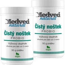 Medveď natural 2x Čistý noštek PROBIO 2 x 50 g Probiotický prášok pre deti