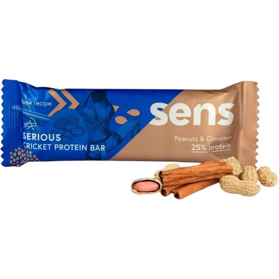 SENS Proteinová tyčinka Serious Protein se cvrččí moukou 50 g