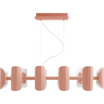 Apolin многораменна висяща лампа, цвят пепел от рози (11225116)