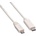 Roline Кабел Roline 11.99. 9020, USB 2.0 type micro B към USB type C, 1m, бял