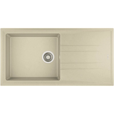 Teka Гранитна мивка, обръщаема, за шкаф 60 см Stone 60 L-TG СЛОНОВА КОСТ (М.1020.СК)