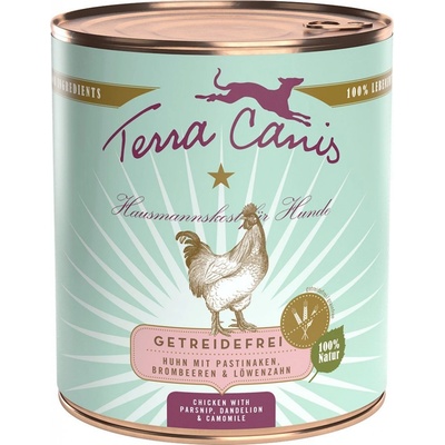 Terra Canis Grain Free Kuře s pastinákem pampeliškou & heřmánkem 6 x 800 g