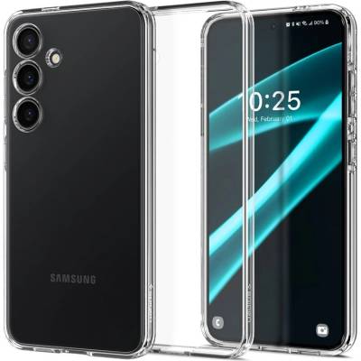 Spigen Liquid Crystal Case - тънък силиконов (TPU) калъф за Samsung Galaxy S24 Plus (прозрачен)
