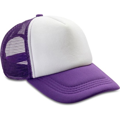 Result Headwear Detroit RC 089X síťovaná 5 panelová COT-28089X87499 Purpurová/bílá