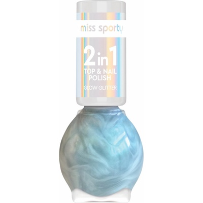Miss Sporty lak na nechty Glow Glitter 60